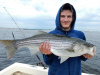 Merrimack River striper caught by Frank